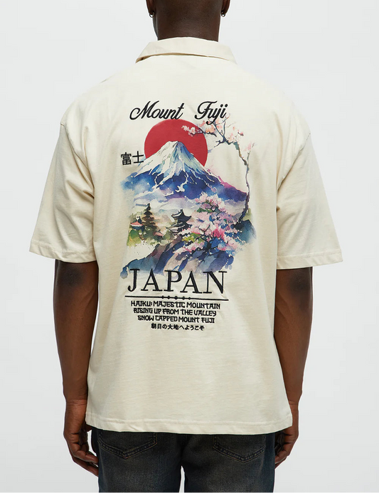 Mount Fuji Johnny Collar Polo Shirt